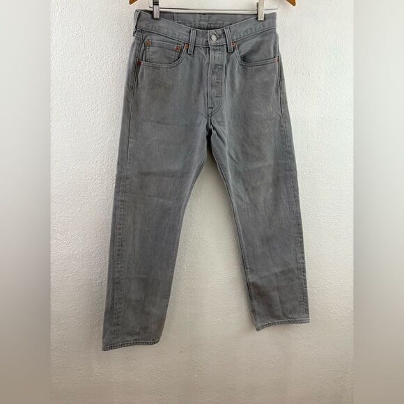 Levi’s 501 Classic Gray straight fit Jeans W32 L32 - Picture 1 of 8